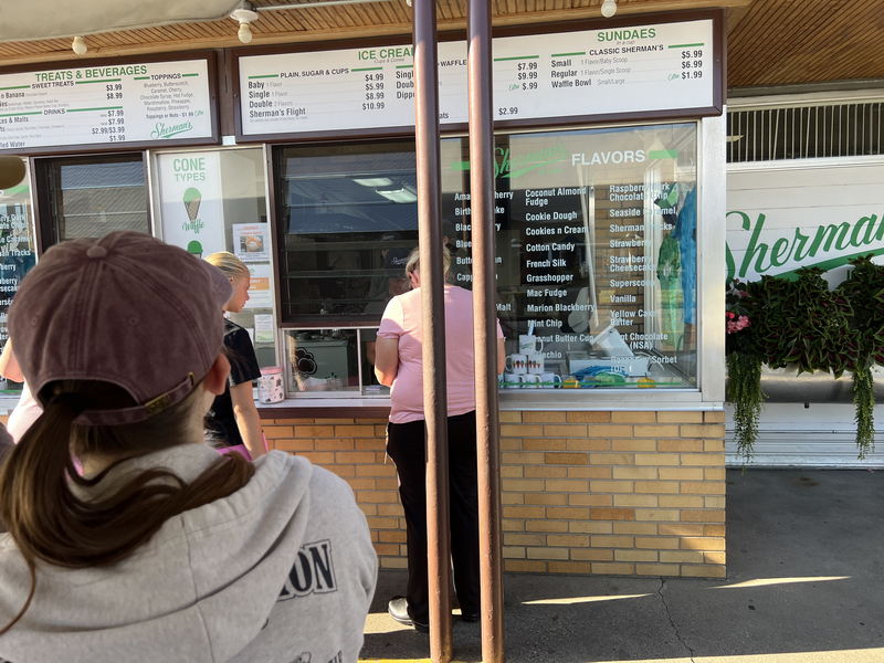 Shermans Dairy Bar - Sept 4 2024 (newer photo)